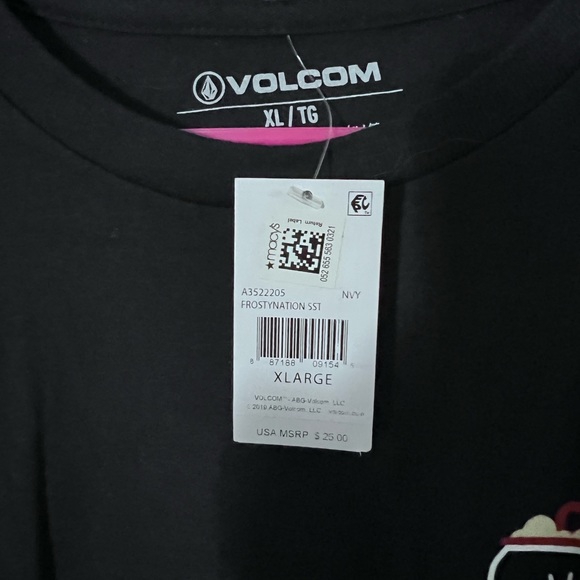 Men’s Volcom tshirt. New with tags. navy blue. - Picture 5 of 5